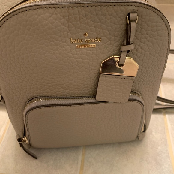 KATE SPADE YORK CARTER CADEN SOFT TAUPE BACKPACK - Picture 6 of 8